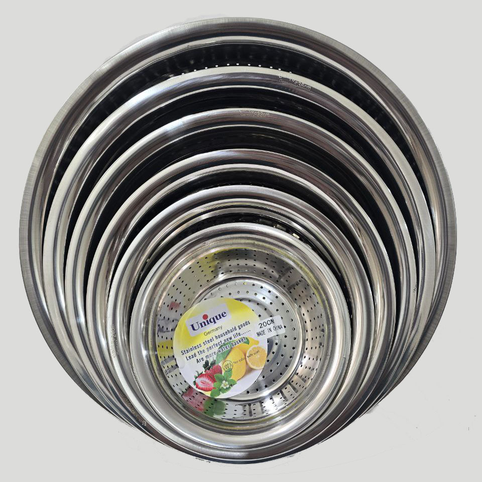 ابکش استیل یونیک 6پارچه برند یونیک حک شده ضد زنگ و سیاه شدن