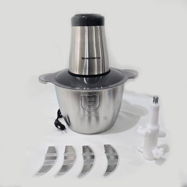 خردکن برقی  و غذاساز 3/8لیتری مارک سیلور کرست 1200وات موتور بزرگ - Image 3