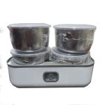 ظرف غذای برقی دو طبقه گرم کننده و گرم نگهدارنده کیفیت عالی و درجه یک - Image 2