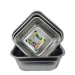 ابکش استیل  4 تیکه مربع برند یونیک کیفیت فوق العاده عالی اهنربا نگیر ضد زنگ و سیاه شدن