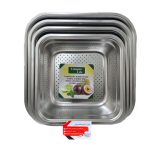 ابکش استیل  4 تیکه مربع برند یونیک کیفیت فوق العاده عالی اهنربا نگیر ضد زنگ و سیاه شدن - Image 2