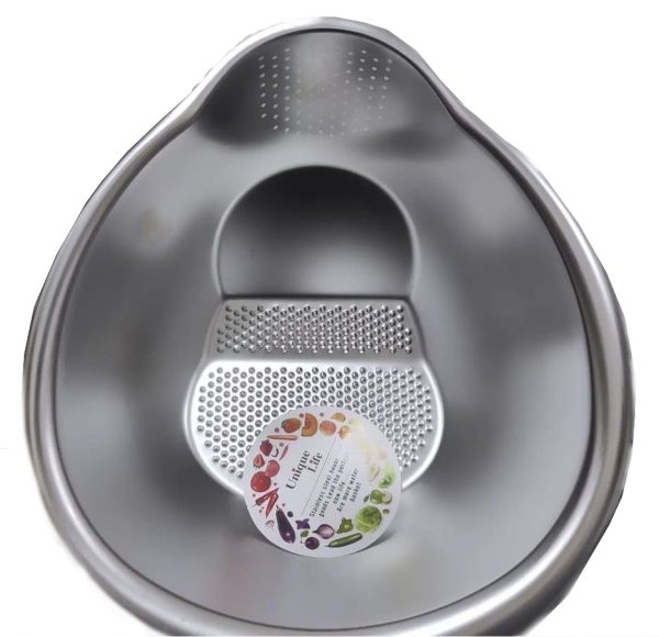 ابکش استیل برنج شوی و میوه شوی برند یونیکاهنربا نگیر رنگ کاملا ثابت ضد زنگ و سیاه شدن - Image 1