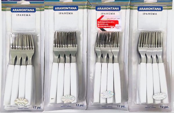 چنگال میوه خوری ارمانتینا برزیلی جنس اصلی رنگ سفید - Image 1