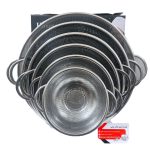 ابکش استیل  یونیک 6 پارچه کیفیت عالی و درجه یک اهنربا نگیر ضد زنگ و سیاه شدن
