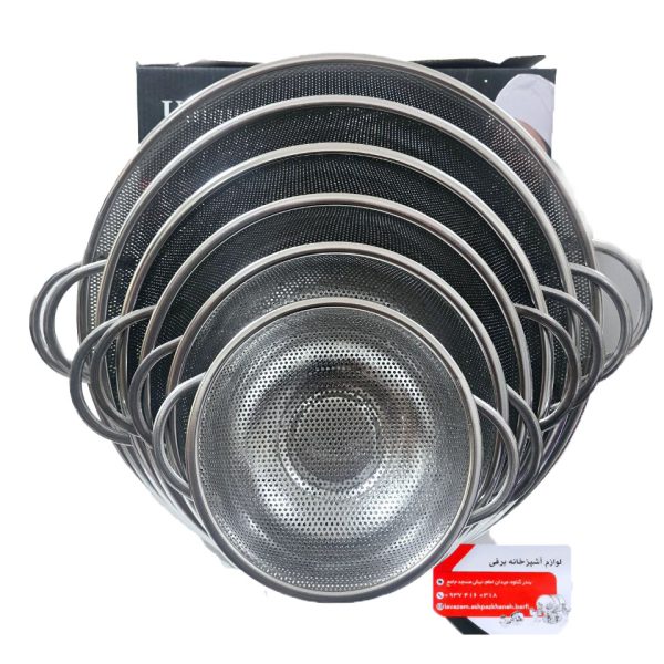 ابکش استیل  یونیک 6 پارچه کیفیت عالی و درجه یک اهنربا نگیر ضد زنگ و سیاه شدن - Image 1