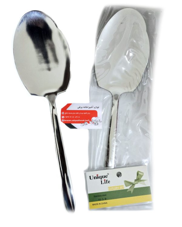 کف گیر طرح دنا (ایینه ای) استیل خالص اهنربا نگیر کیفیت درجه یک وارداتی - Image 1