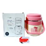 ظرف غذای استیل دوطبقه کیفیت فوق العاده عالی و درجه یک و جا دار مناسب برای بزرگسال و کودکان - Image 4