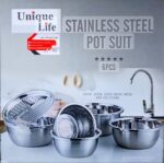 لگن استیل رنده دار برند یونیک کیفیت فوق العاده عالی و درجه یک اهنربا نگیر - Image 2